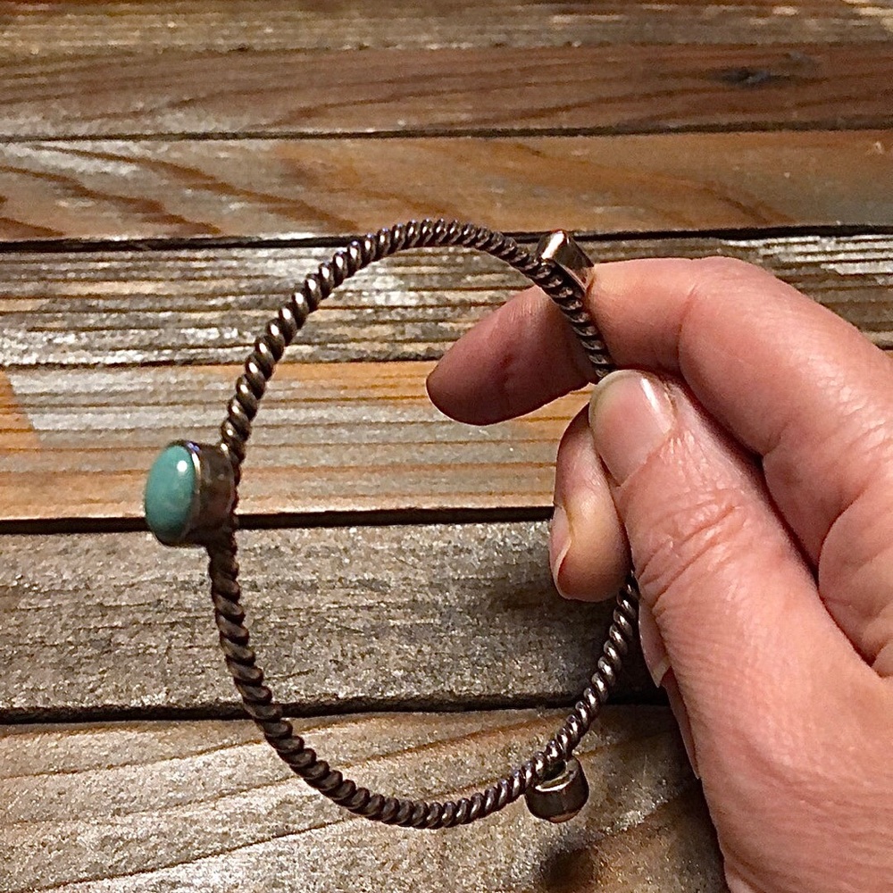 Silver turquoise pearl coral bracelet